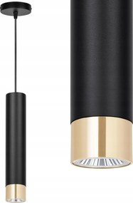 Led Mennyezeti Lámpa Függő Fekete Arany GU10 Ledlux modern cső