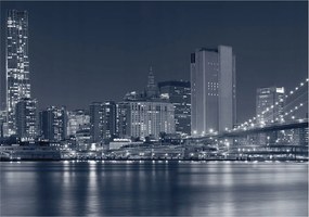 Fotótapéta Flizelin Hálószoba és Nappali Éjszakai város 312x219