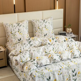 Mikroszálas ágyneműhuzat CITRUS GARDEN fehér Ágyneműhuzat mérete: 2 db 70 x 90 cm | 200 x 220 cm