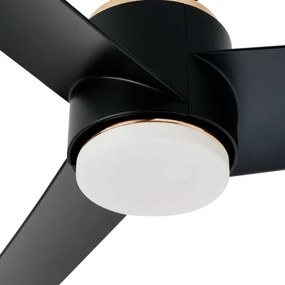Immax NEO 07280L -LED Mennyezeti ventilátor BEAUTY 18W/230V fekete Wi-Fi Tuya + távirányító