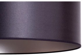 Duolla - Csillár zsinóron CANNES 1xE27/15W/230V á. 50 cm fekete/szürke