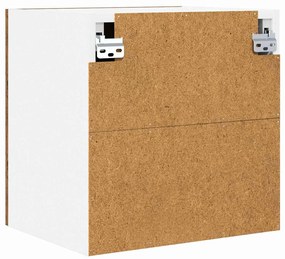 Függő szekrény Riga 2 pcs Régi fa és fehér 40 x 31 x 40 cm