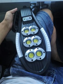Solar Napelem 1600MAH 150W LED Nagy Napenergiával Működő Utcai Vízálló Lámpa kültéri, távirányítós biztonsági világítással az udvari kerti teraszhoz