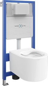 Mexen Fenix Slim, rejtett modullal és felfüggesztett WC Sofia, fehér, 6103354XX00