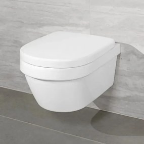 Villeroy & Boch 4694HRR1 - Függesztett WC SoftClose ülőkével ARCHITECTURA kerámia/fehér