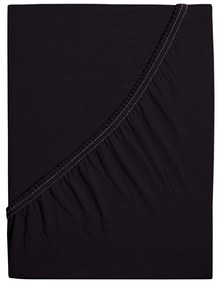 4Home Premium jersey lepedő fekete, 180 x 200 cm, 180 x 200 cm
