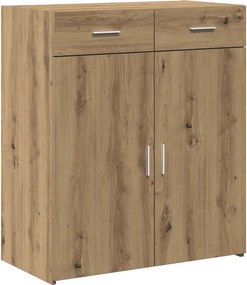 vidaXL Tárolószekrény kézműves tölgy 80 x 42.5 x 93.5 cm Faanyag