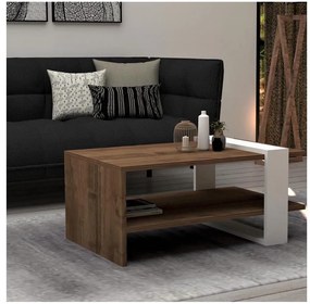 GAYE konferenciás asztal 35x80 cm barna/fehér