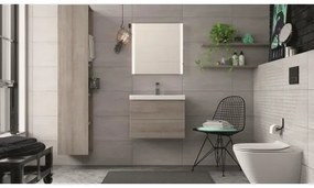 Cersanit K701-104 - Fali WC ülőkével CITY OVAL kerámia/fehér