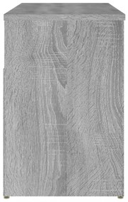 szürke sonoma színű cipőtároló pad 80 x 30 x 45 cm