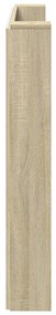 Fejtámla polcokkal Sonoma tölgy 160 x 16,5 x 103,5 cm Faanyag