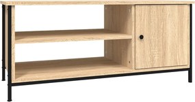 vidaXL sonoma tölgyszínű szerelt fa TV-szekrény 100x40x45 cm