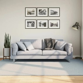 HUARTE kék rövid szálú puha és mosható szőnyeg 160 x 230 cm