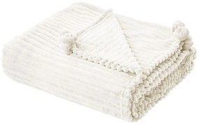 Fehér ágytakaró 150 x 200 cm KAWERI Beliani