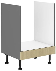 Alsó konyhaszekrény a sütőhöz Scarmi 60 D GAZ BB (Antracit + Herringbone scandi). 1049762