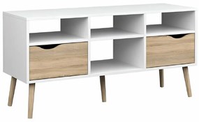 OSLO 75391 TV-állvány, fehér