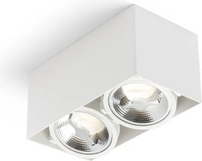 RENDL JAMES II DIMM stropní matná bílá 230V LED 2x15W 24° 3000K