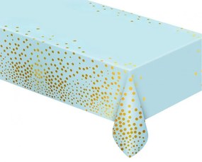Kék B&amp;C Gold Dots fólia asztalterítő 137x183 cm