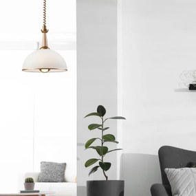 Lehúzható CHIARA csillár 1xE27/60W/230V bézs/cseresznye