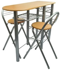 Konyhai bárszett 2 db székkel és asztallal