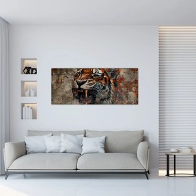 Kép - Téglatigris (120x50 cm)