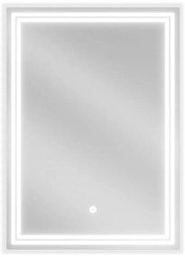 Mexen Taco, LED fürdoszobai tükör háttérvilágítással 50x70 cm, 6000K, páramentes, 9805-050-070-611-00
