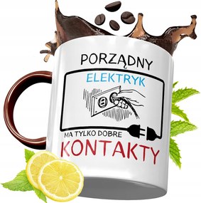 Bordó Bögre Villanyszerelőnek Születésnapi Ajándék fényképes nyomtatással