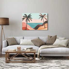 Kép - Pálmafák a tengernél (90x60 cm)