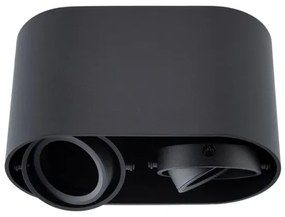 Spotlámpa SIROK 2xGU10/30W/230V fekete