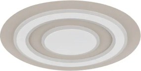 Globo 48032-40S Mennyezeti lámpa, fém matt fehér, fém matt homokszínű, akril fehér, ø: 480mm, M: 43mm, tartozék: LED 40W 230V, 4600lm forrás, 1500lm kimenet, 3000K