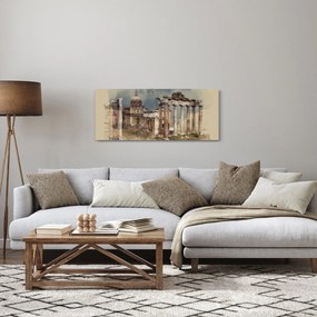 Kép - Forum Romanum, Róma, Olaszország (120x50 cm)