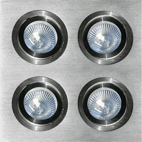 Mennyezeti spot lámpatest Nova 450 Al Alumínium Greenlux