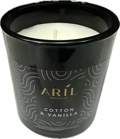 Aril Paraffin illatgyertya Cotton &amp; Vanilla üvegben