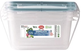 Élelmiszertartó doboz szett 3 db-os Snipslock – Snips