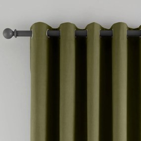 Khaki sötétítő-termo függöny ajtóra 117x213 cm Wilson – Catherine Lansfield
