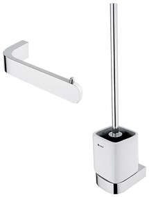 NIMCO NK készlet-94KN-26 - Falra szerelhető WC kefe és wc papír tartó NIKAU króm