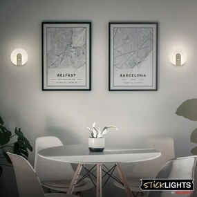 Briloner 3889012 - TARO újratölthető LED fali lámpa érzékelővel 2,5W/5V 1800 mAh matt