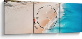 Kép - Strandfutás (órával) (90x30 cm)