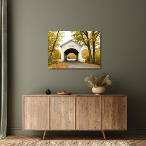 Híd képe Oregonban (üvegen) (70x50 cm)