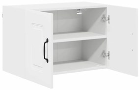 Fali konyhaszekrény Magas Fényű Fehér 60 x 31 x 40 cm Faanyag