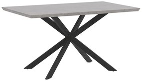 Stílusos Betonhatású Étkezőasztal 140 x 80 cm SPECTRA  Beliani