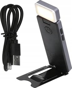 Olvasólámpa Usb-c könyvcsipesszel 5 fényerő 3 szín éjszakai Led