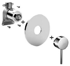 Paffoni - LIGHT falba süllyesztett csaptelep, matt króm