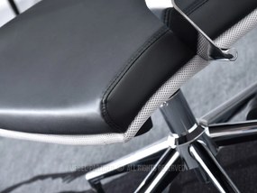 Fotel Blondie (fekete + króm). Akció -18%. 1109897