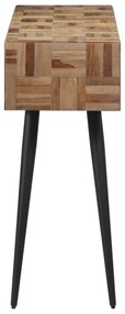 tömör újrahasznosított tíkfa tálalóasztal 110 x 34 x 80 cm