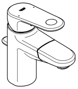 GROHE 33155002 - EUROPLUS mosdócsaptelep DN 15, fényes króm