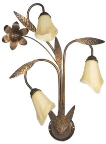 ONLI - Fali lámpa ALGA 3xE14/6W/230V bronz
