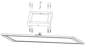Eglo 900045 - LED Dimmelhető mennyezeti lámpa SALOBRENA-Z LED/21,5W/230V fehér
