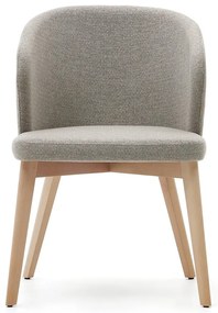 Bézs kárpitozott étkezőfotel Darice – Kave Home