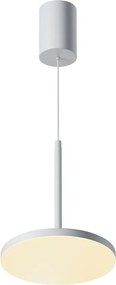 MAYTONI P076PL-L12W3K-W PLATO Modern Led Függesztett Lámpa Fehér LED IP20